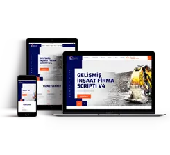 İnşaat Firma Web Tasarım V4 