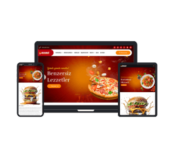 Restaurant & Cafe & Bar & Bistro Web Tasarım V4